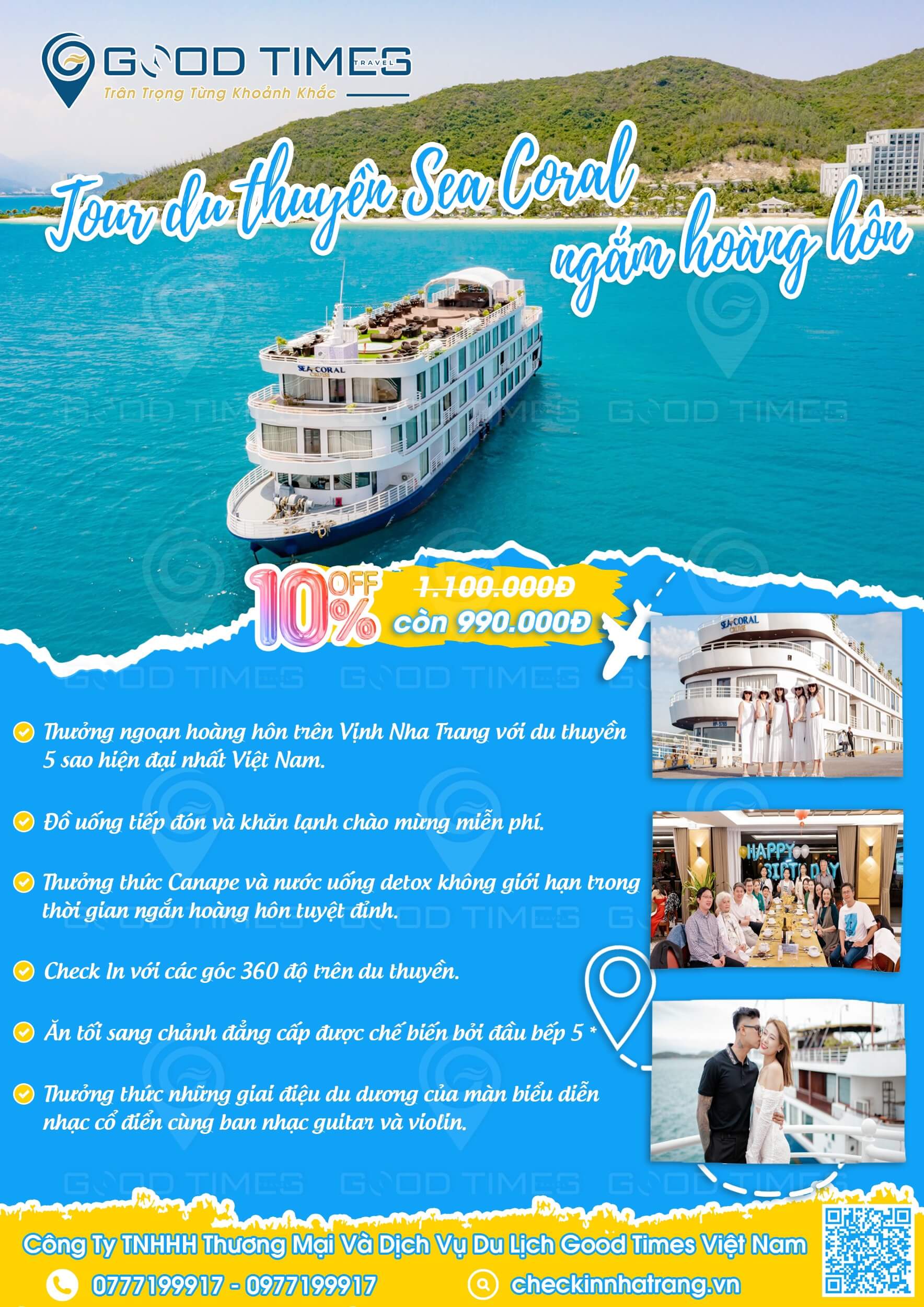 Tour Du Thuyền Sea Life Nha Trang 2023